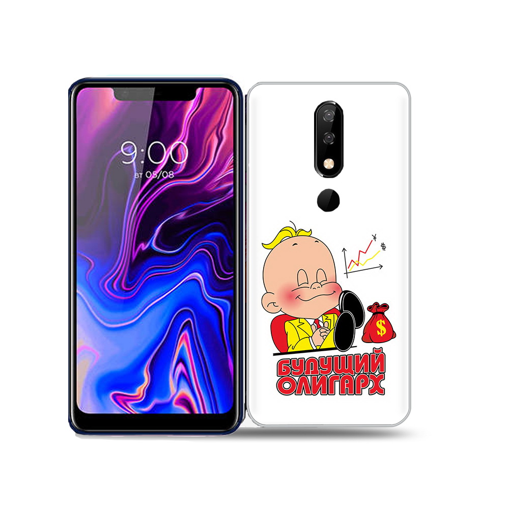 

Чехол MyPads Tocco для BQ 5732L Будущий олигарх, Прозрачный, Tocco