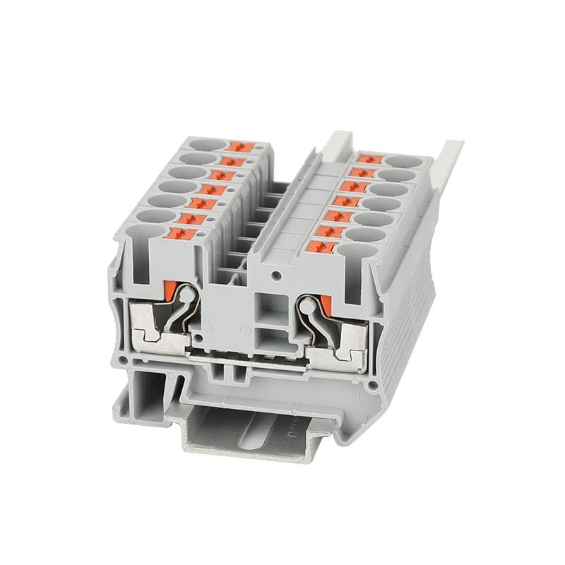 Клемма проходная Conta CPT 6 PUSH-IN 3206182, 10 штук контроллер smart k48 rgbw push suf 12 24v 4x1a 2 4g arlight пластик