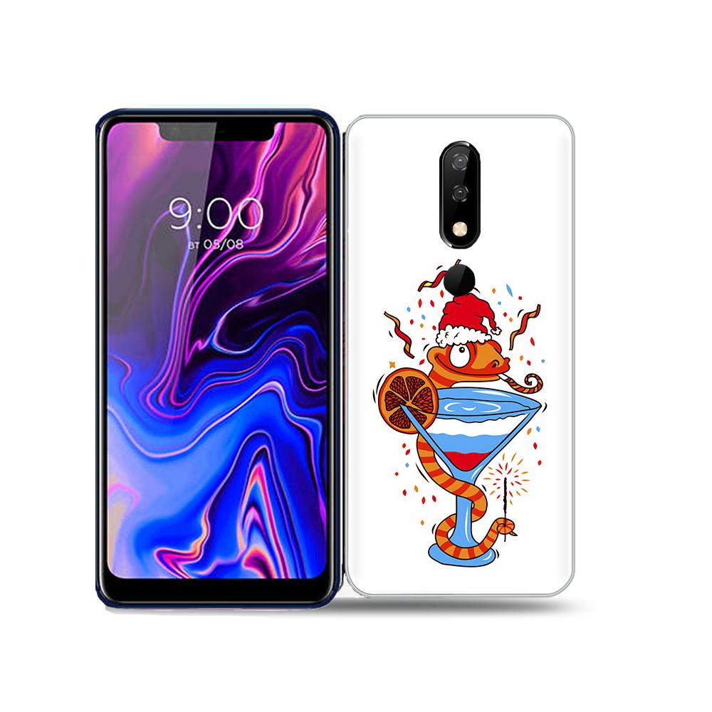 

Чехол MyPads Tocco для BQ 5732L змейка, Прозрачный, Tocco