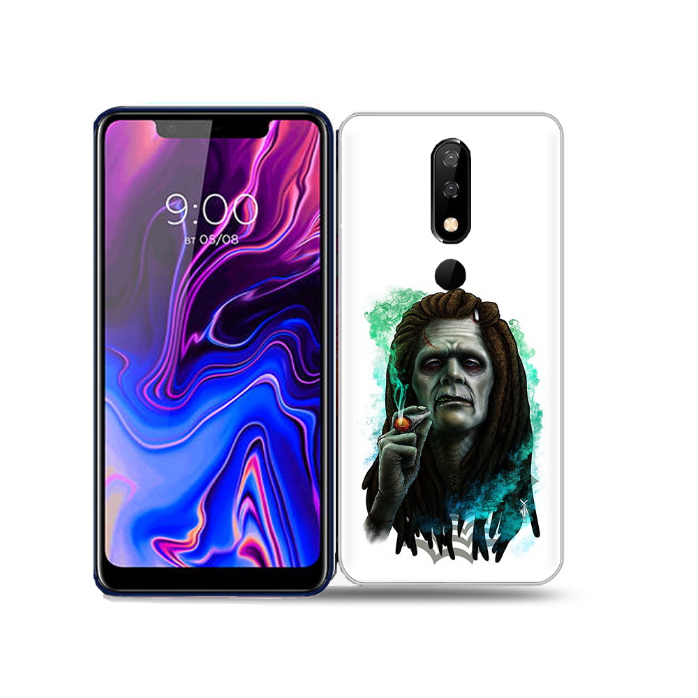 

Чехол MyPads Tocco для BQ 5732L зеленый мужчина с сигаретой, Прозрачный, Tocco