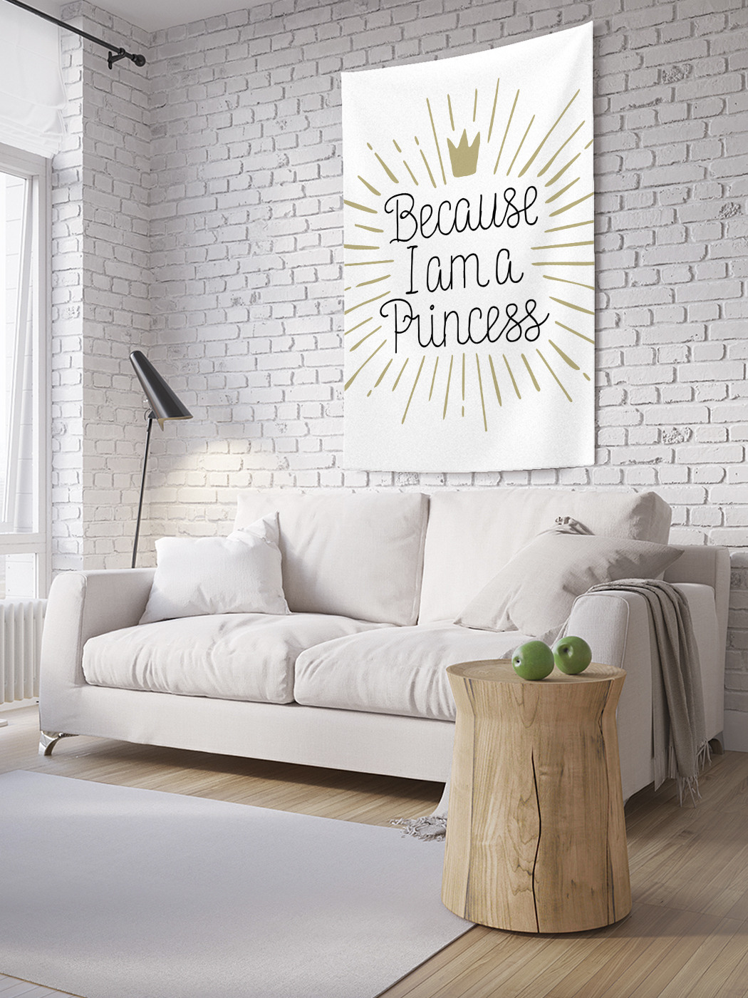 

Вертикальное фотопанно на стену JoyArty Потому что я принцесса 100x150 см, Потому что я принцесса