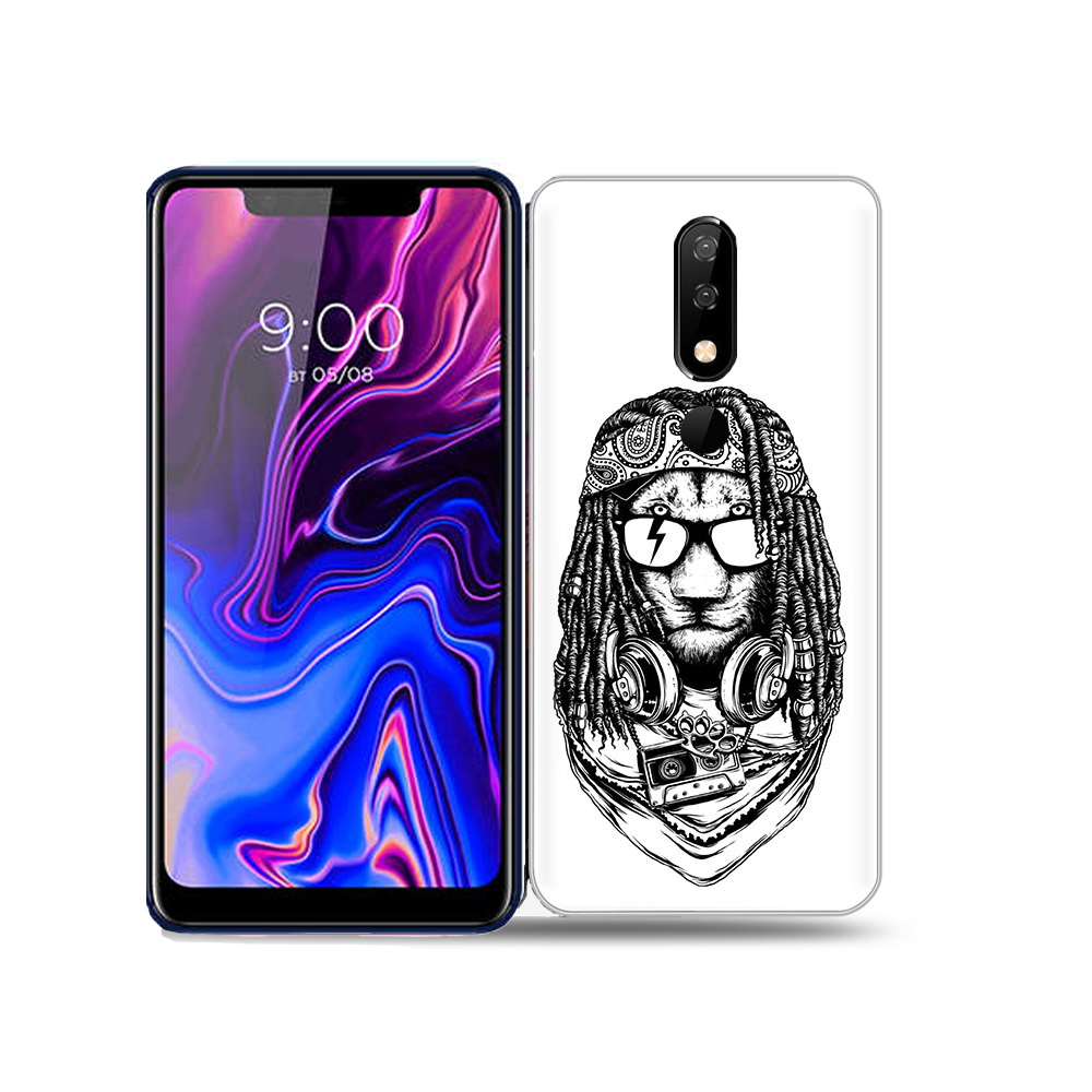 

Чехол MyPads Tocco для BQ 5732L дреды льва, Прозрачный, Tocco