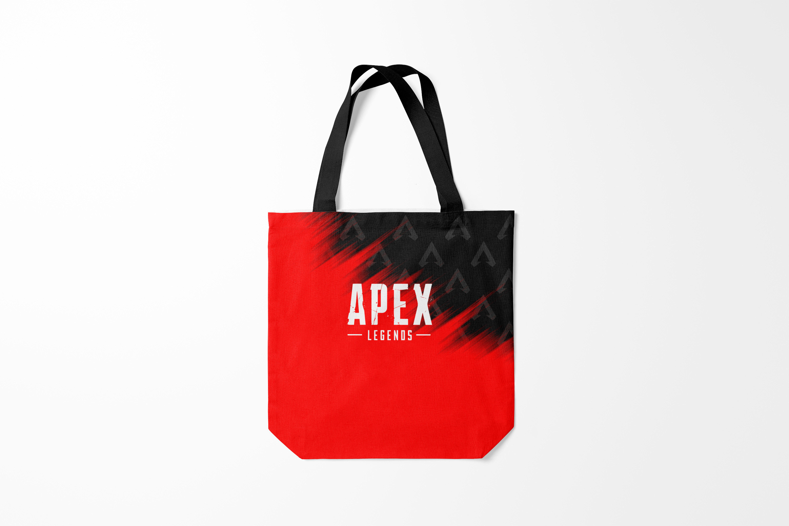 

Сумка шoппер унисекс Burnettie Apex Legends, красный; черный, Apex Legends