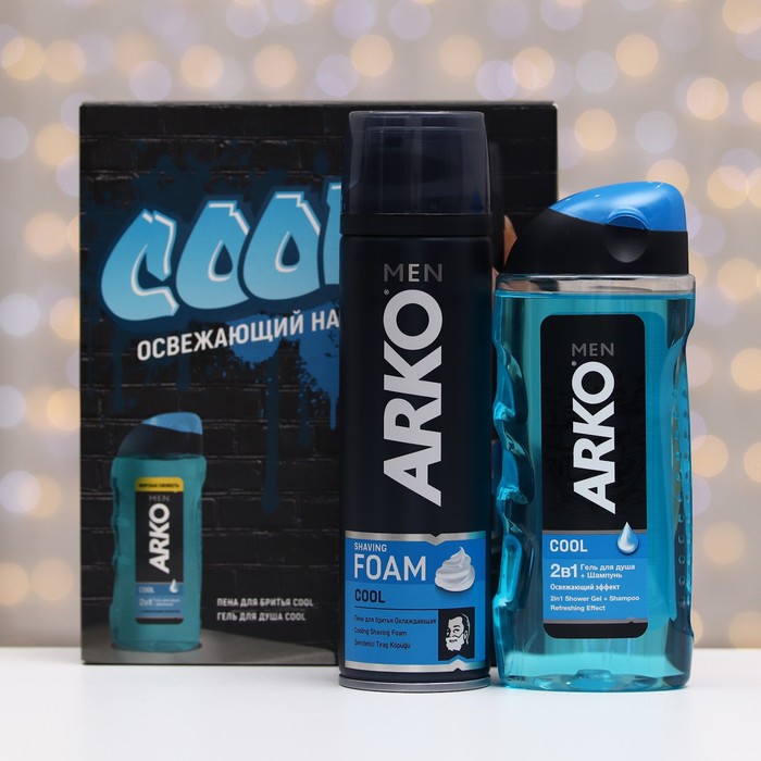 

Набор ARKO Cool Пена 200мл + гель для душа 260 мл