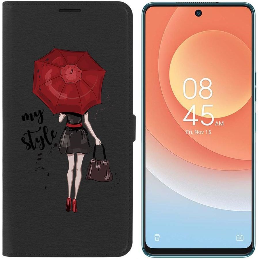 

Чехол-книжка Eco для Tecno Camon 19 Pro Мой стиль (черный)