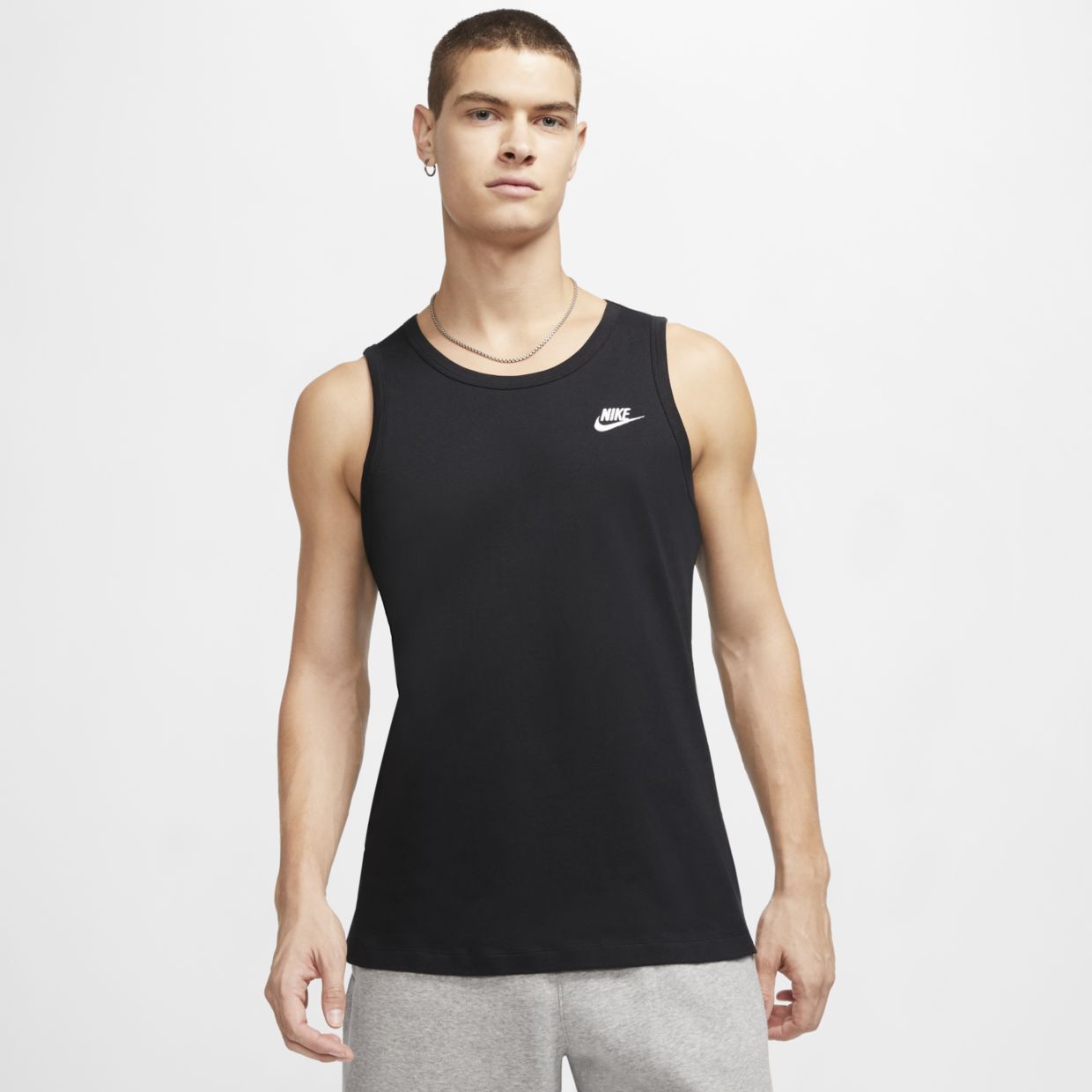 

Майка мужская Nike BQ1260-010 черная 2XL, BQ1260-010