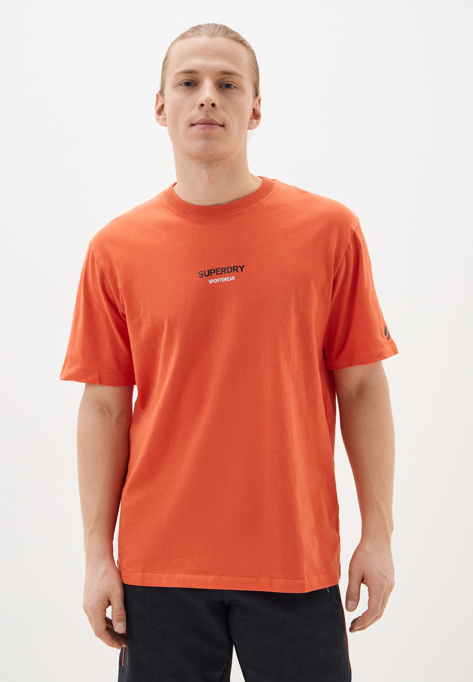 

Футболка мужская Superdry M1011726A оранжевая M, Оранжевый, M1011726A