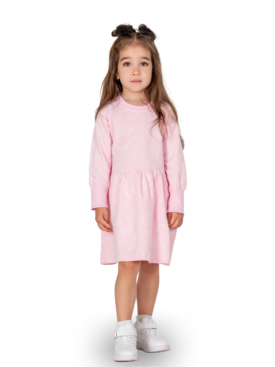 Платье детское Aelites AL0999, розовый, 92