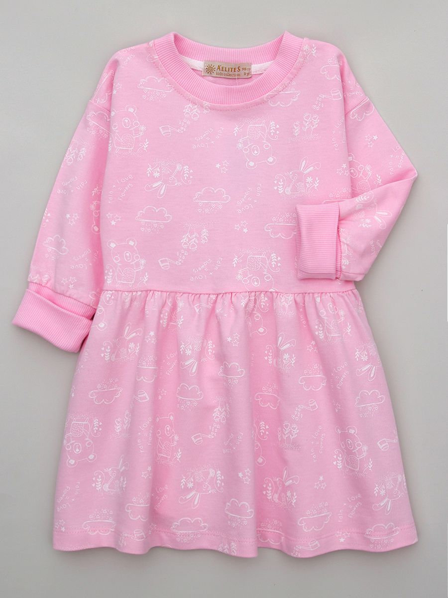 Платье детское Aelites AL0999, розовый, 110
