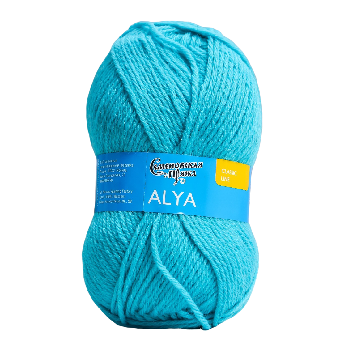 

Пряжа Аля (Alya) 50% акрил50% шерсть 185м/100гр (айсберг_new 13390), Голубой