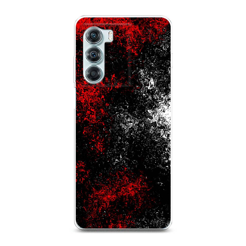 

Чехол на Motorola Moto Edge S30 "Монотипия", Красный;черный;белый, 243050-3