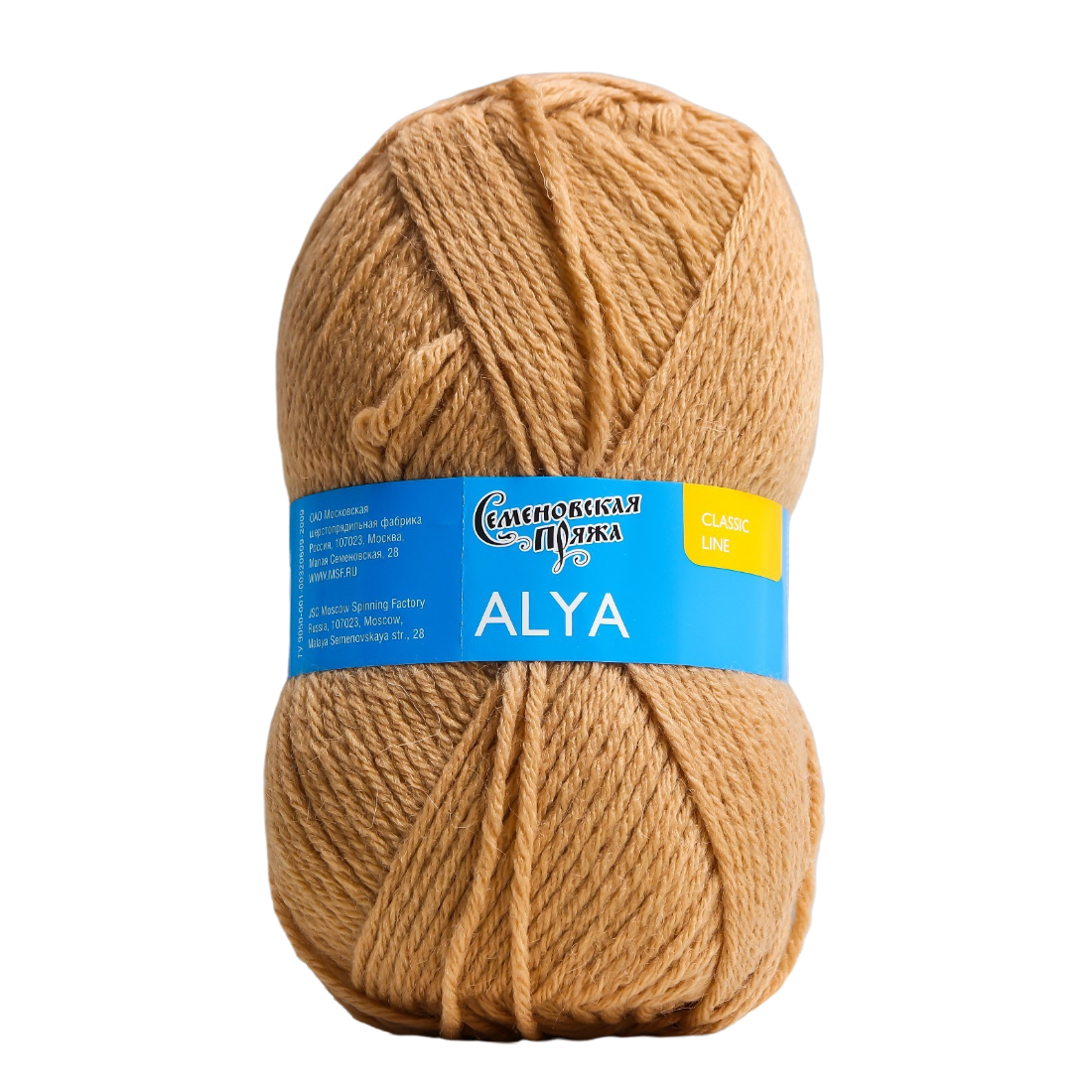 

Пряжа Аля (Alya) 50% акрил50% шерсть 185м/100гр (песочн. 28)