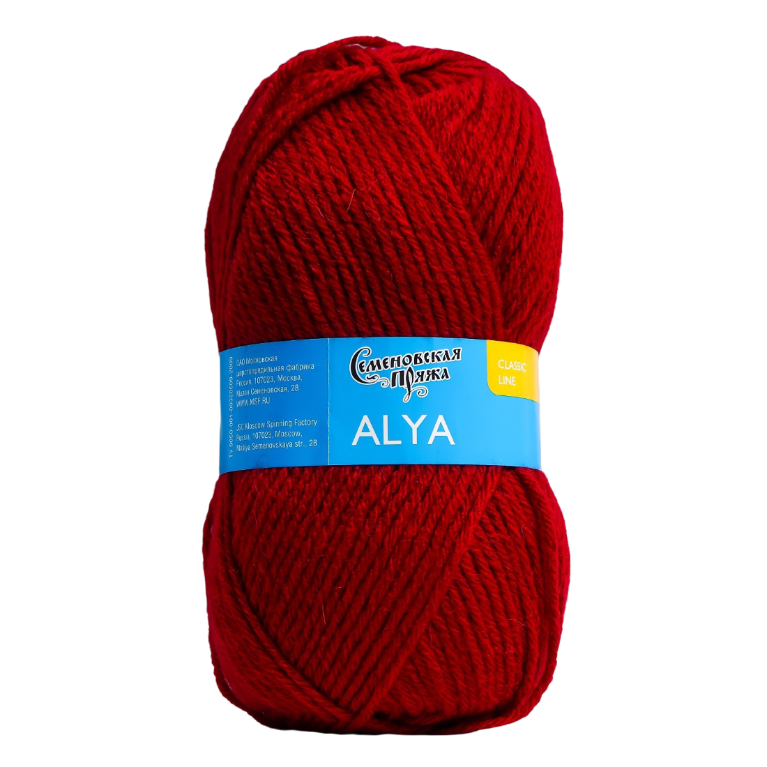 

Пряжа Аля (Alya) 50% акрил50% шерсть 185м/100гр (георгин 215)