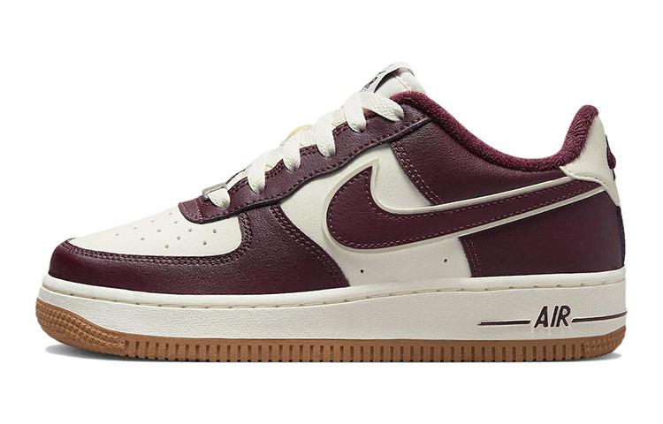 

Кеды унисекс Nike Air Force 1 Low GS бордовые 40 EU, Бордовый, Air Force 1 Low GS