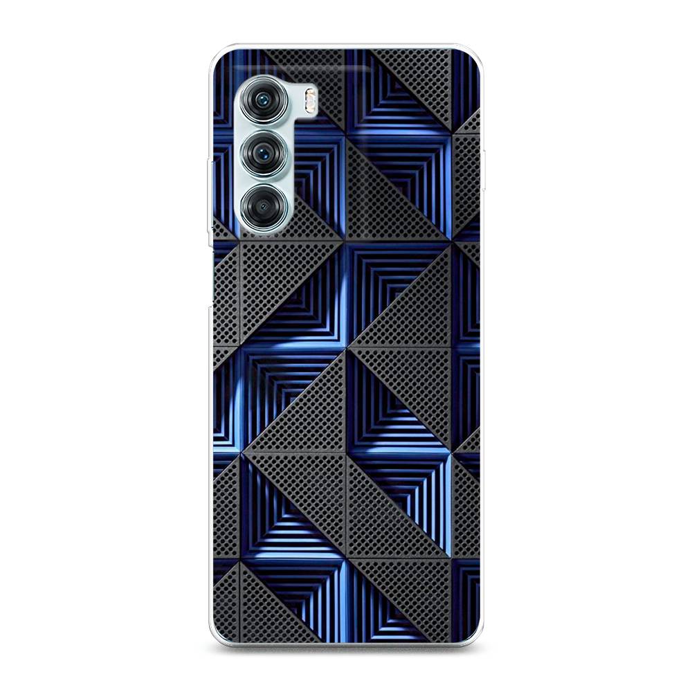 

Чехол на Motorola Moto Edge S30 "IBM", Серый;синий, 243050-3