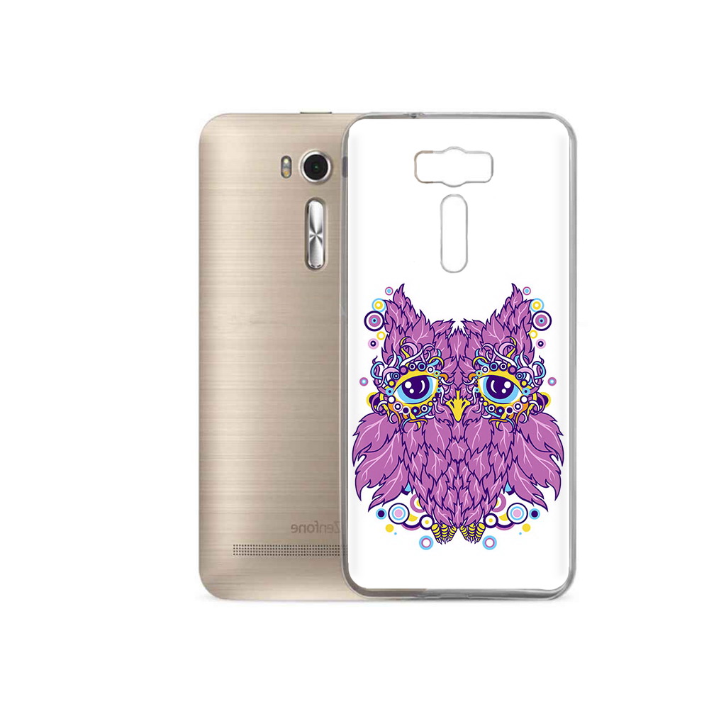 

Чехол MyPads Tocco для Asus ZenFone 2 Laser (ZE500KL) Розовая сова, Прозрачный, Tocco
