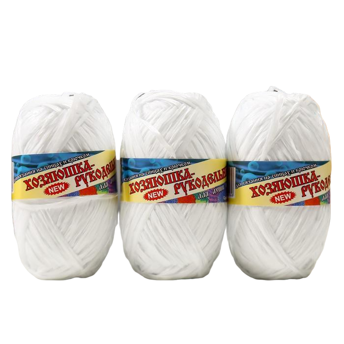 

Пряжа Для души и душа 100% полипропилен 180(±10)м/50гр набор 3 шт (Молочный)