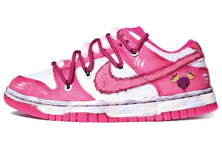 

Кеды унисекс Nike Dunk Low Valentine's розовые 38 EU, Розовый, Dunk Low Valentine's