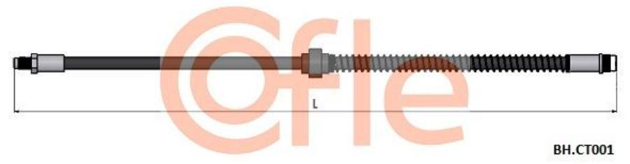

Cofle 92.Bh.Ct001 Шланг Тормозной