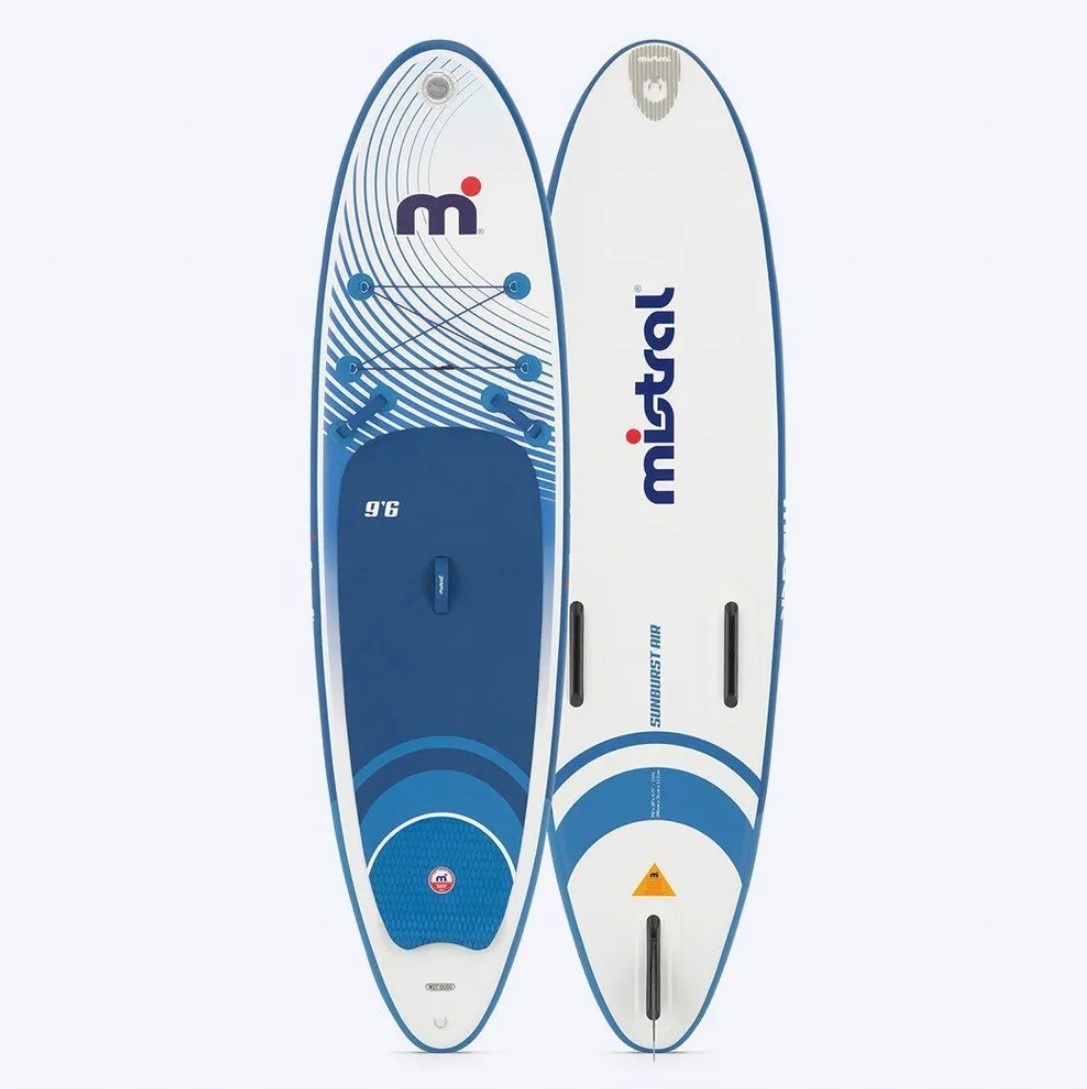 

Надувная сап доска / Sup board MISTRAL SUNBURST AIR 9'6 / WINGSURF с КАРБОНОВЫМ веслом, Синий, Sunburst Air 9,6