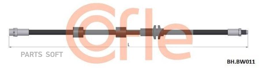 

Cofle 92.Bh.Bw011 Шланг Тормозной