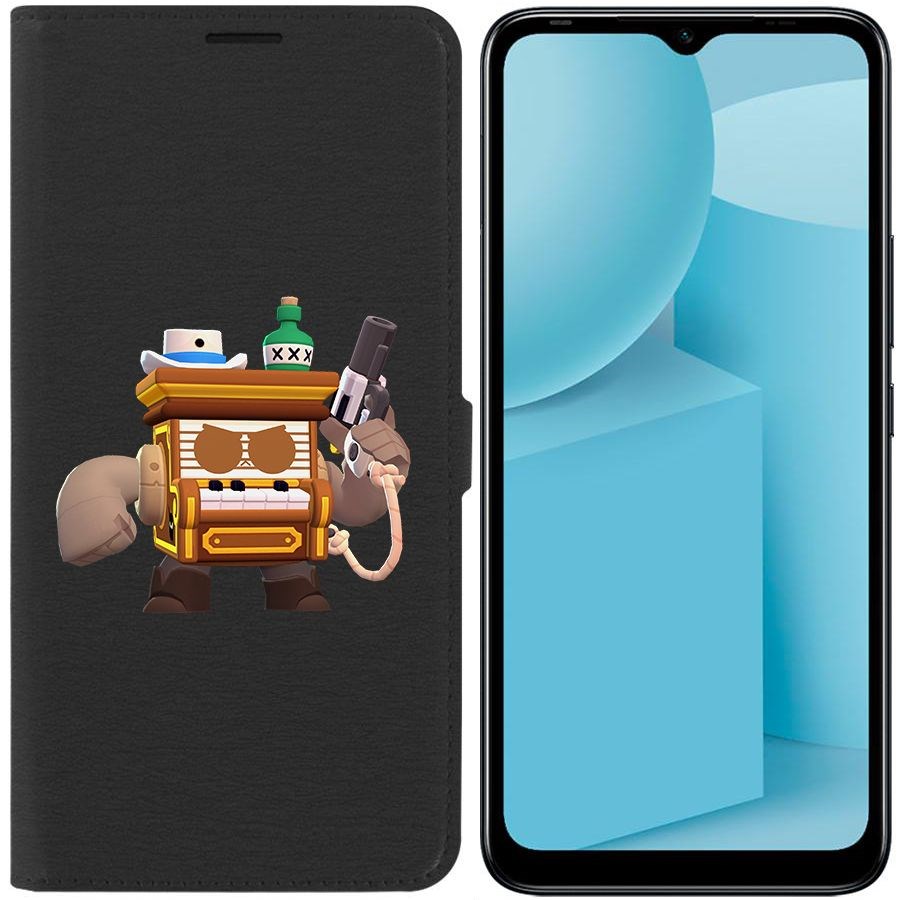 

Чехол-книжка Eco для Infinix Hot 12i Brawl Stars-8-БИТ из салуна (черный)