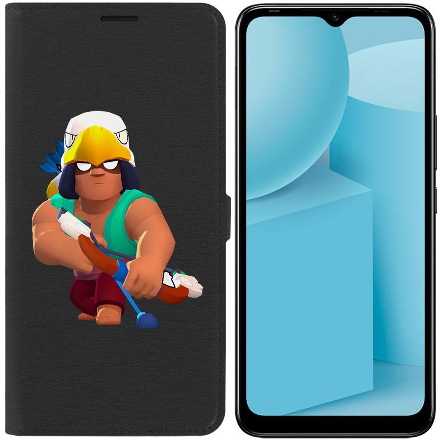 

Чехол-книжка Eco для Infinix Hot 12i Brawl Stars-Бо (черный)