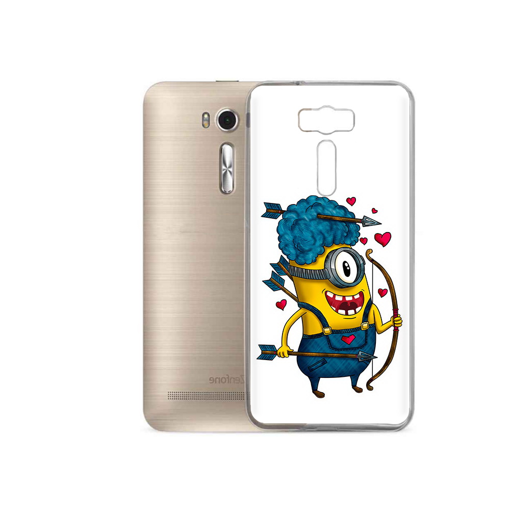 

Чехол MyPads Tocco для Asus ZenFone 2 Laser (ZE500KL) Миньон купидон, Прозрачный, Tocco