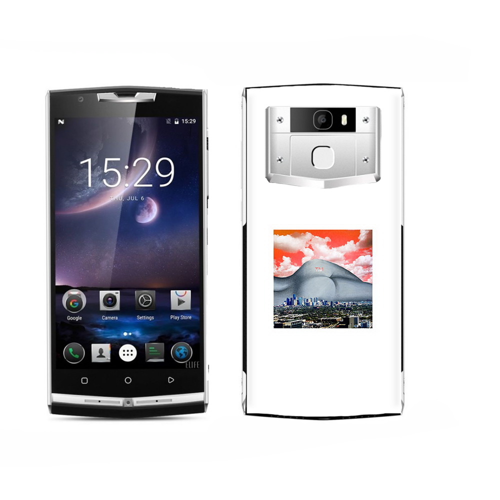

Чехол MyPads Tocco для Oukitel K15 Plus город с девушкой на фоне, Прозрачный, Tocco