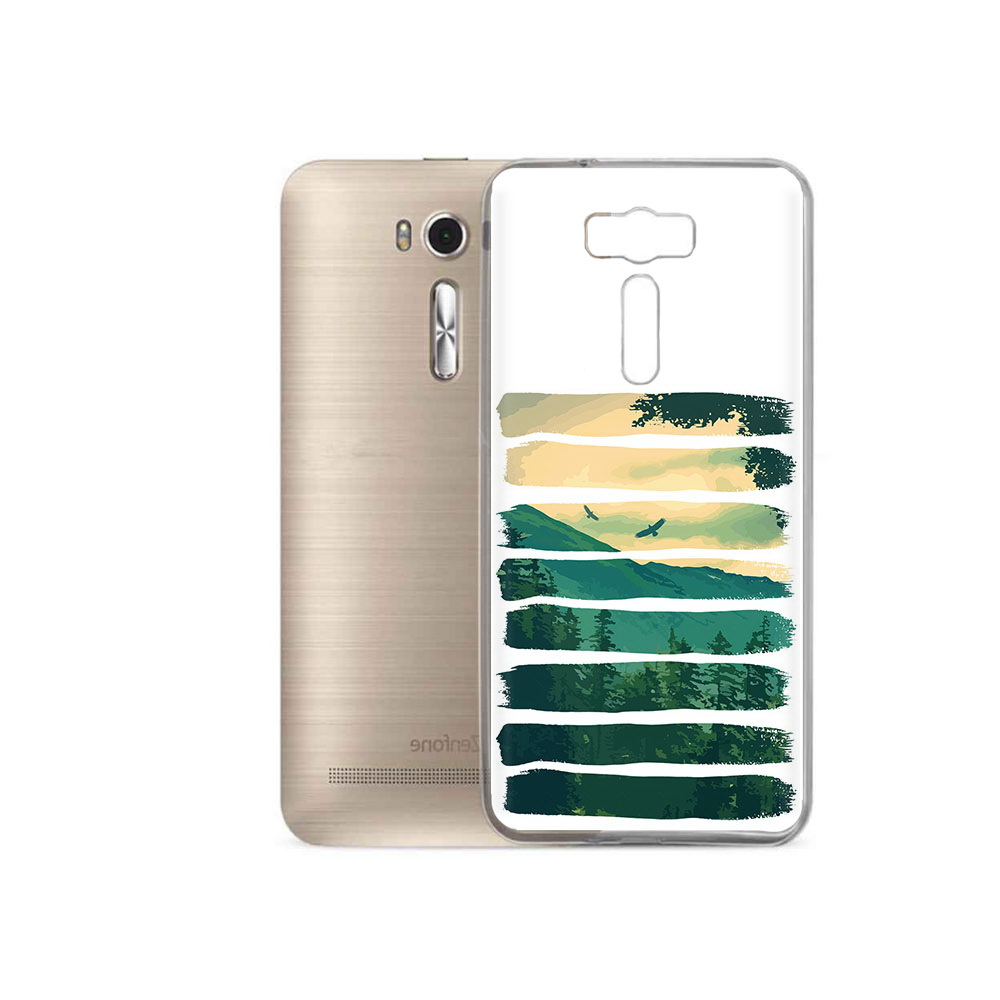 

Чехол MyPads Tocco для Asus ZenFone 2 Laser (ZE500KL) Лесная чаща, Прозрачный, Tocco