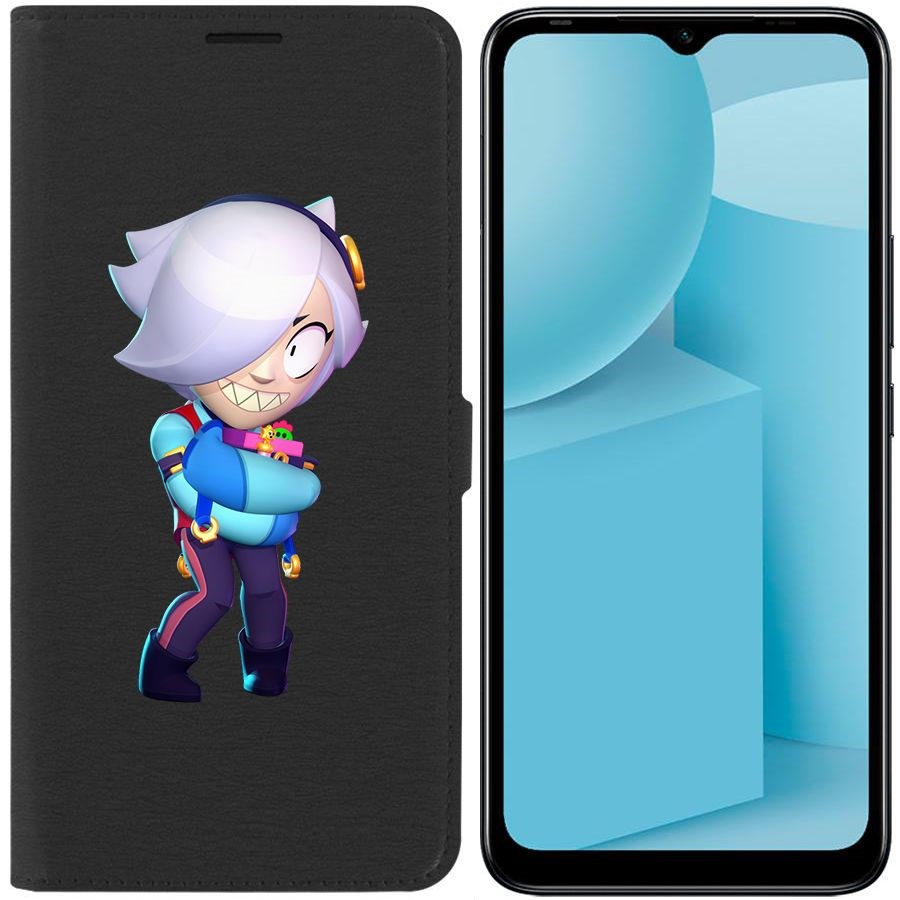 

Чехол-книжка Eco для Infinix Hot 12i Brawl Stars-Колетт (черный)