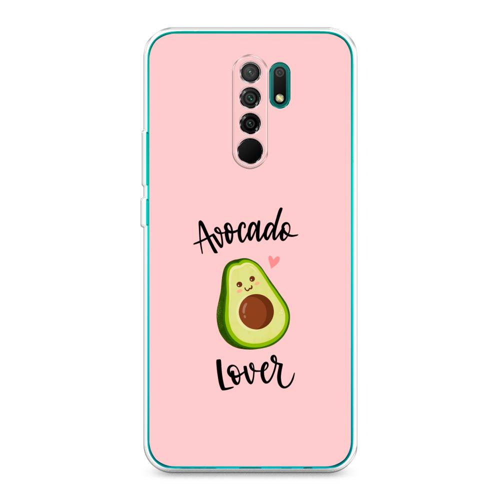 

Чехол на Xiaomi Redmi 9 "Avocado lover", Розовый;зеленый, 38350-6