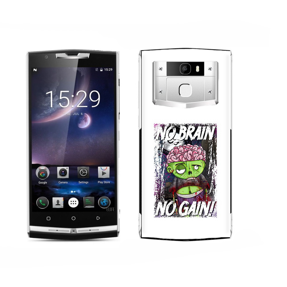 

Чехол MyPads Tocco для Oukitel K15 Plus глупый зомби, Прозрачный, Tocco