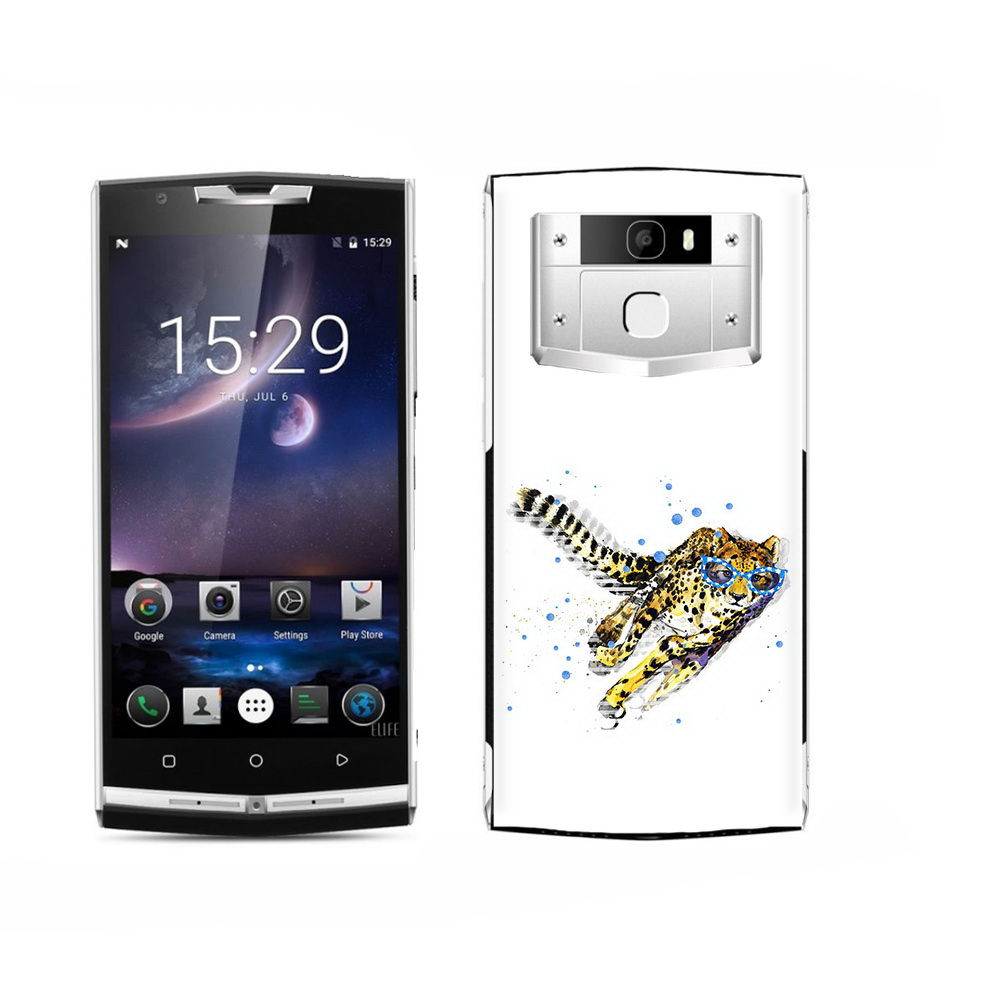 

Чехол MyPads Tocco для Oukitel K15 Plus гепард в очках, Прозрачный, Tocco