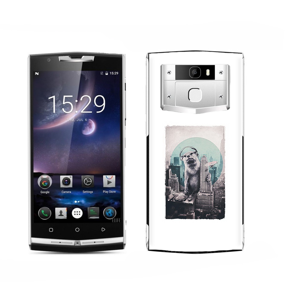 

Чехол MyPads Tocco для Oukitel K15 Plus выдра в городе, Прозрачный, Tocco