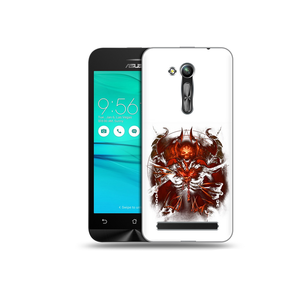 Чехол MyPads Tocco для Asus ZenFone Go (ZB452KG) яркий демон