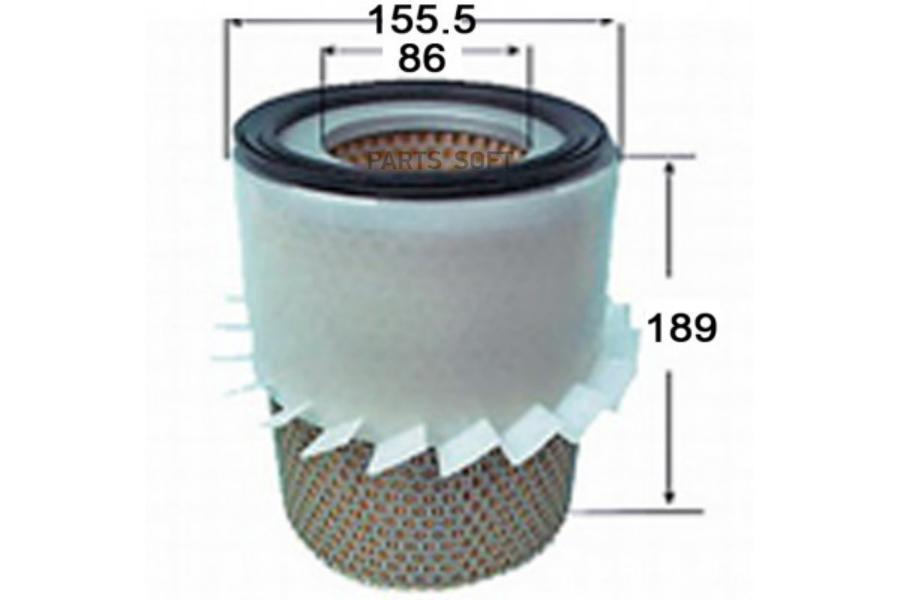 

Фильтр Воздушный Mitsubishi_l200_2,5 Td K64t/K74t 115,133 AZUMI арт. A23015