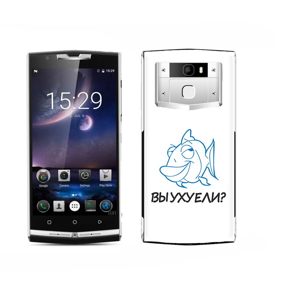 

Чехол MyPads Tocco для Oukitel K15 Plus вы ухуели, Прозрачный, Tocco
