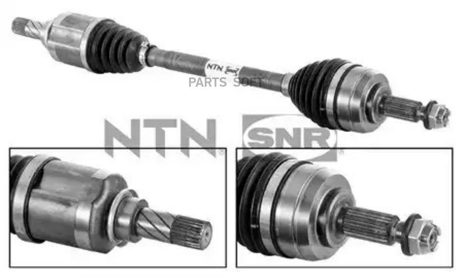 

DK55.099_привод левый 690mm ABS Renault Fluence 1.6 16V 1.5dCi 10> Megane 08>