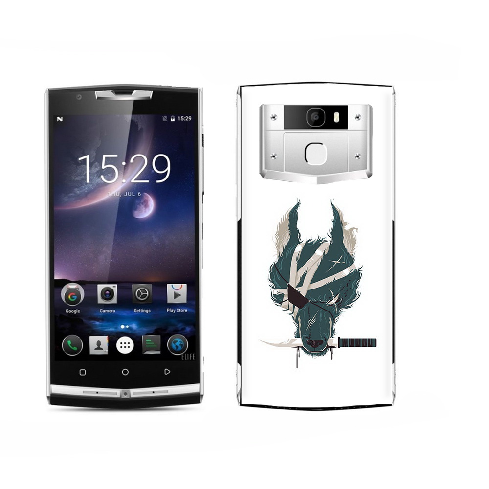 

Чехол MyPads Tocco для Oukitel K15 Plus волк-разбойник, Прозрачный, Tocco
