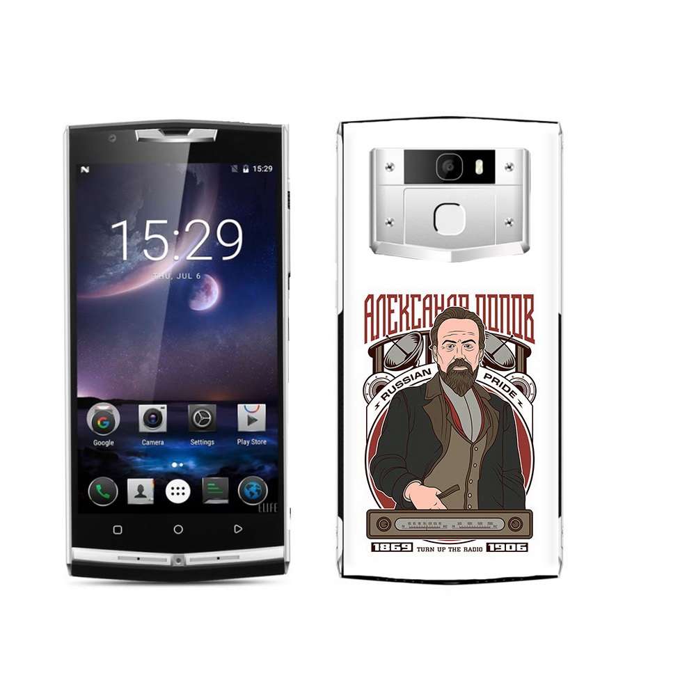 

Чехол MyPads Tocco для Oukitel K15 Plus Александр Попов, Прозрачный, Tocco