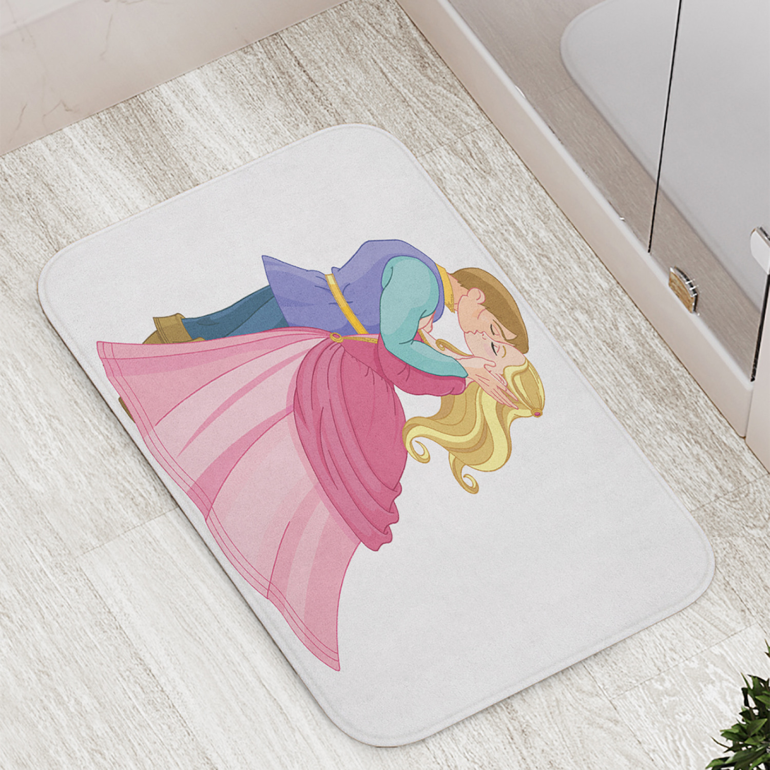 

Коврики для ванной и туалета bath_93585 Сказочное свидание JoyArty, Сказочное свидание