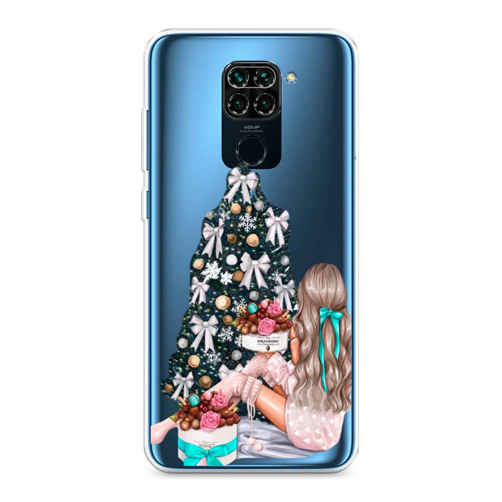 

Чехол для Xiaomi Redmi 10X/Redmi Note 9 "New Year", Зеленый;бежевый;голубой, 38150-5