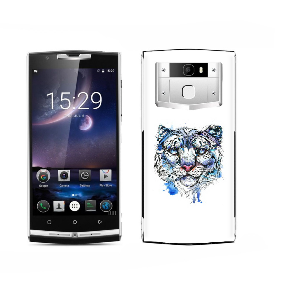 

Чехол MyPads Tocco для Oukitel K15 Plus водяной тигр, Прозрачный, Tocco