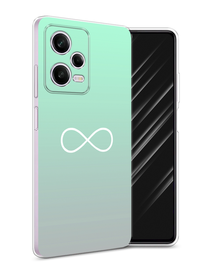 

Чехол Awog на Xiaomi Redmi Note 12 Pro "Бесконечность от Тиффани", Голубой, 317050-4