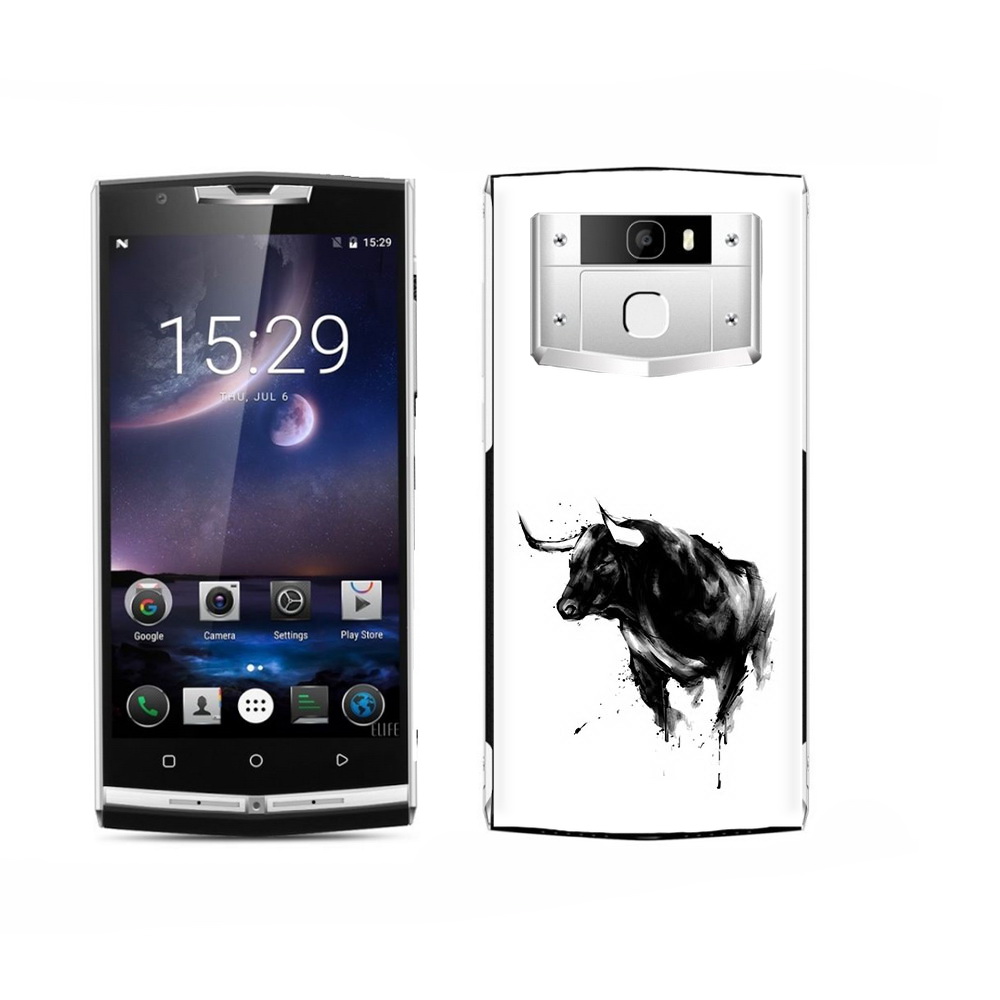 

Чехол MyPads Tocco для Oukitel K15 Plus бык, Прозрачный, Tocco