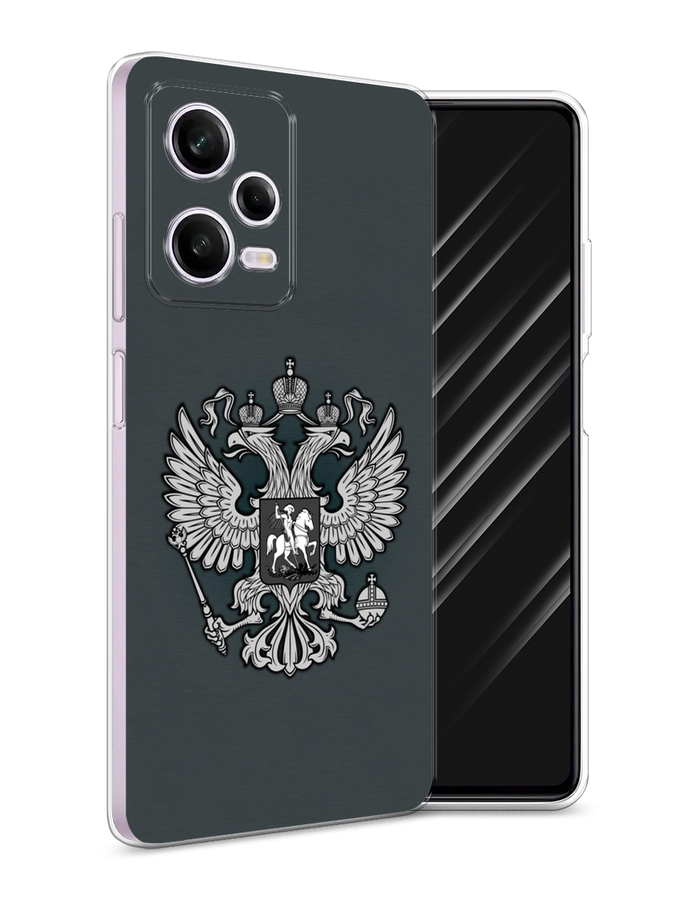 

Чехол Awog на Xiaomi Redmi Note 12 Pro "Герб России серый", 317050-5