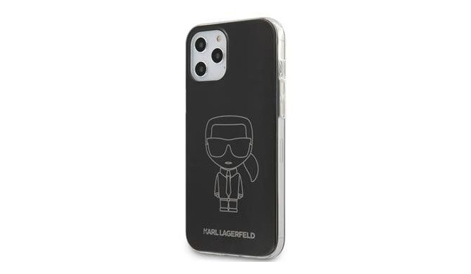 фото Чехол karl lagerfeld ikonik karl hard (klhcp12mpcumikbk) для iphone 12/12 pro (black)