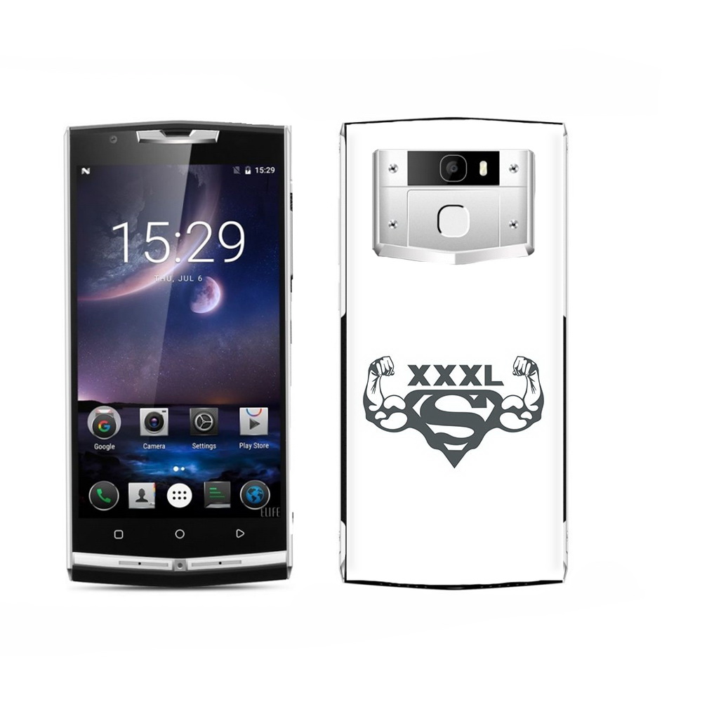 

Чехол MyPads Tocco для Oukitel K15 Plus бодибилдинг супермен, Прозрачный, Tocco