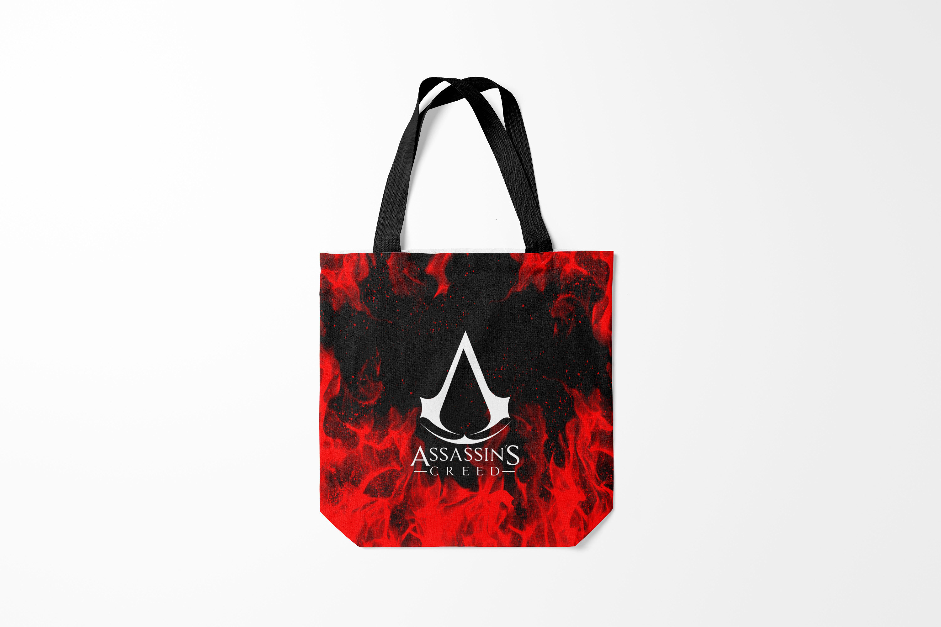 

Сумка шoппер унисекс Burnettie ASSASSINS CREED, черный, ASSASSINS CREED